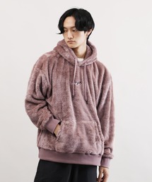 KANGOL / カンゴール 別注 コラボ オーバーサイズ ボア フリース プルオーバー パーカー