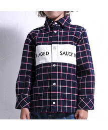 WASK�i���X�N�j�́uWASK/�o�X�g�؂�ւ��`�F�b�N�V���c(140cm~160cm)�i�V���c/�u���E�X�j�v