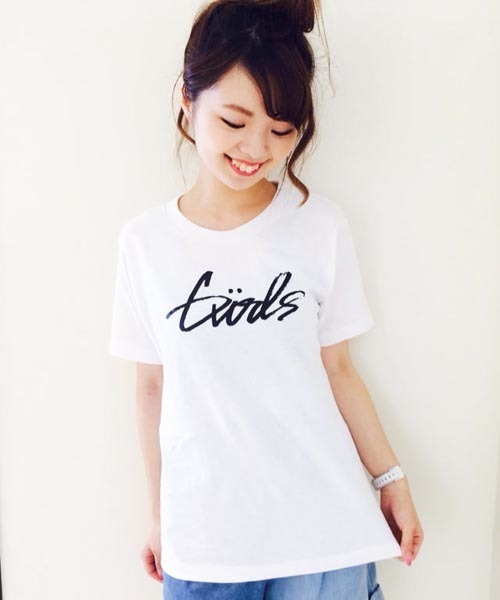Kastane（カスタネ）の「【Kastane】GIRLSTシャツ（Tシャツ/カットソー・レディース・グレー/ホワイト/レッド/ブラック・FREE）」の8枚目の写真