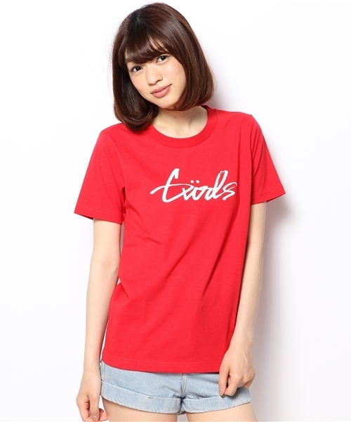 Kastane（カスタネ）の「【Kastane】GIRLSTシャツ（Tシャツ/カットソー・レディース・グレー/ホワイト/レッド/ブラック・FREE）」の4枚目の写真