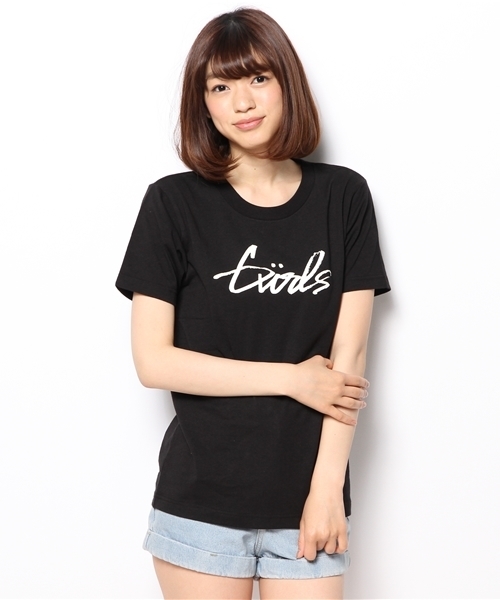 Kastane（カスタネ）の「【Kastane】GIRLSTシャツ（Tシャツ/カットソー・レディース・グレー/ホワイト/レッド/ブラック・FREE）」の2枚目の写真