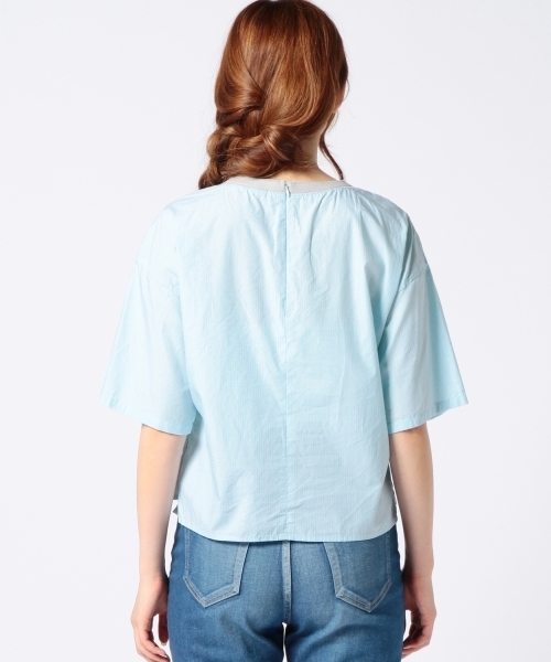 Another Edition（アナザーエディション）の「AE ST リブ CL T◆（シャツ/ブラウス・レディース・ホワイト/ライム/ネイビー・フリー）」の17枚目の写真