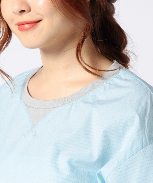 Another Edition（アナザーエディション）の「AE ST リブ CL T◆（シャツ/ブラウス・レディース・ホワイト/ライム/ネイビー・フリー）」の4枚目の写真