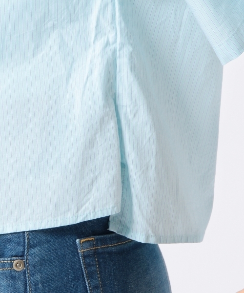 Another Edition（アナザーエディション）の「AE ST リブ CL T◆（シャツ/ブラウス・レディース・ホワイト/ライム/ネイビー・フリー）」の5枚目の写真