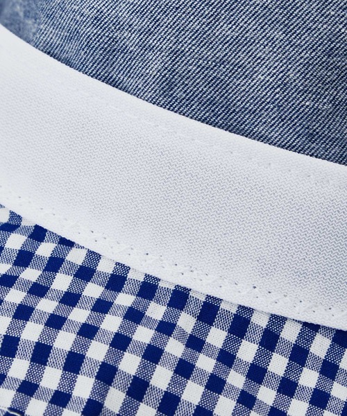 HOT BISCUITS（ホットビスケッツ）の「デニム クロッシェ（ハット・キッズ・ピンク/ブルー・SS(46-48cm)/S(48-50cm)/M(50-52cm)/L(52-54cm)）」の3枚目の写真