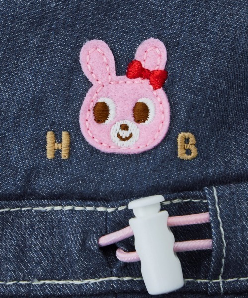 HOT BISCUITS（ホットビスケッツ）の「デニム クロッシェ（ハット・キッズ・ピンク/ブルー・SS(46-48cm)/S(48-50cm)/M(50-52cm)/L(52-54cm)）」の7枚目の写真