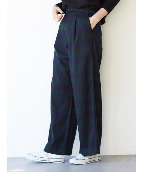 AMERICAN HOLIC（アメリカンホリック）の「ベルト付きワイドパンツ ＊（その他パンツ・レディース・その他1/グリーン系その他/ブラウン系その他4/その他12・MEDIUM/LARGE/M/L）」の15枚目の写真