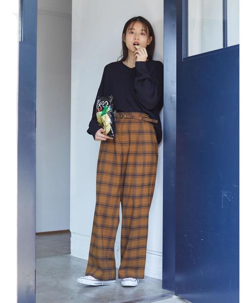 AMERICAN HOLIC（アメリカンホリック）の「ベルト付きワイドパンツ ＊（その他パンツ・レディース・その他1/グリーン系その他/ブラウン系その他4/その他12・MEDIUM/LARGE/M/L）」の19枚目の写真