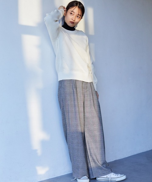 AMERICAN HOLIC（アメリカンホリック）の「ベルト付きワイドパンツ ＊（その他パンツ・レディース・その他1/グリーン系その他/ブラウン系その他4/その他12・MEDIUM/LARGE/M/L）」の9枚目の写真