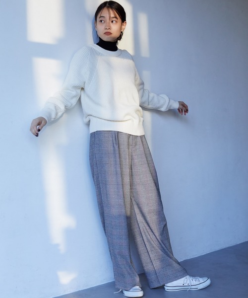 AMERICAN HOLIC（アメリカンホリック）の「ベルト付きワイドパンツ ＊（その他パンツ・レディース・その他1/グリーン系その他/ブラウン系その他4/その他12・MEDIUM/LARGE/M/L）」の5枚目の写真