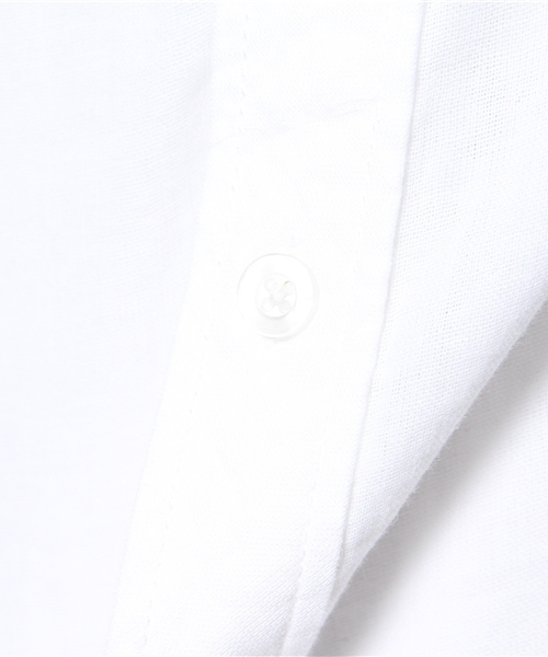 coen（コーエン）の「ダブルガーゼソリッドシャツ（シャツ/ブラウス・レディース・ホワイト/ライトブルー・LARGE/MEDIUM/SMALL）」の6枚目の写真