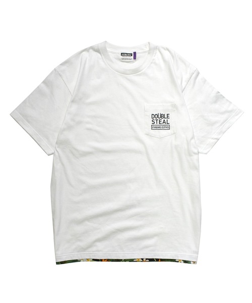 DOUBLE STEAL(ダブルスティール)の「Pocket Piping Tシャツ(Tシャツ/カットソー・メンズ・ホワイト系その他/ホワイト系その他2/ブラック系その他/ブラック系その他2・MEDIUM/LARGE/X-LARGE)」の1枚目の写真