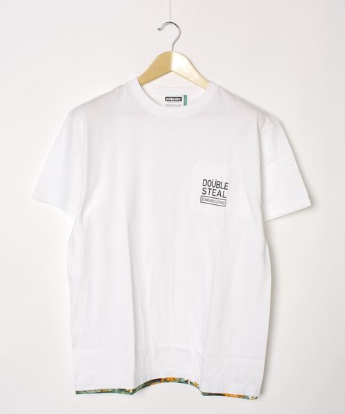 DOUBLE STEAL(ダブルスティール)の「Pocket Piping Tシャツ(Tシャツ/カットソー・メンズ・ホワイト系その他/ホワイト系その他2/ブラック系その他/ブラック系その他2・MEDIUM/LARGE/X-LARGE)」の11枚目の写真