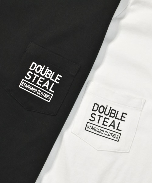 DOUBLE STEAL(ダブルスティール)の「Pocket Piping Tシャツ(Tシャツ/カットソー・メンズ・ホワイト系その他/ホワイト系その他2/ブラック系その他/ブラック系その他2・MEDIUM/LARGE/X-LARGE)」の15枚目の写真