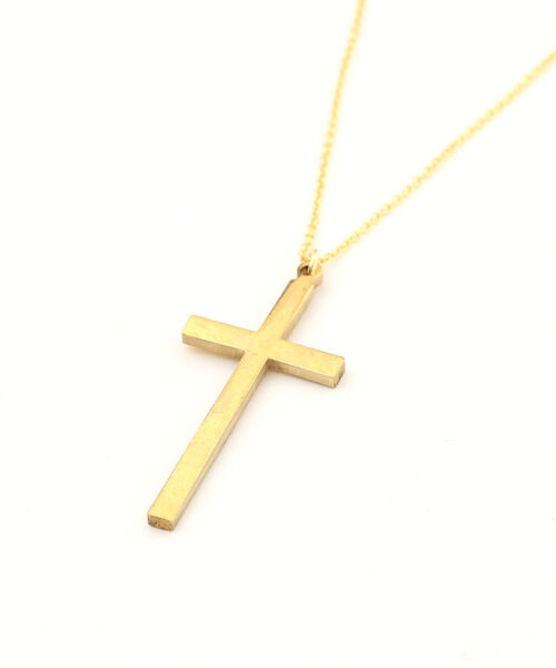 Ray BEAMS（レイビームス）の「Ray BEAMS / クロスペンダント L（ネックレス・レディース・ゴールド・ONE SIZE）」の4枚目の写真
