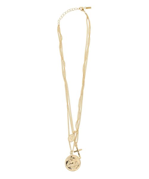 GYDA（ジェイダ）の「3連クロスコインネックレス（ネックレス・レディース・シルバー/ゴールド・FREE）」の10枚目の写真