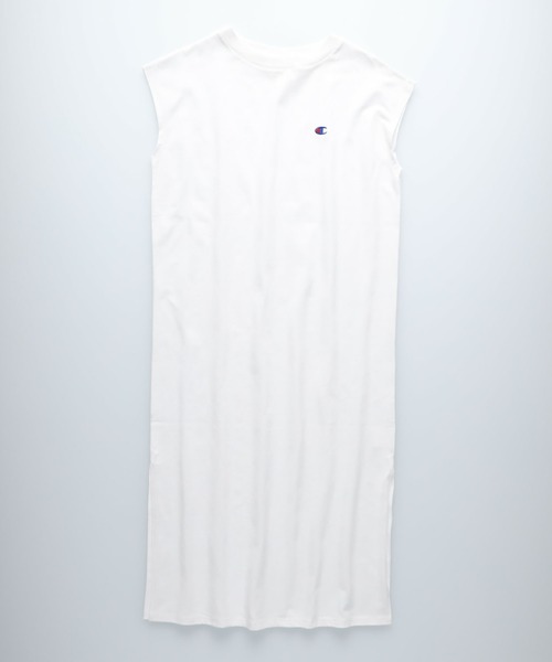 Champion（チャンピオン）の「【Champion】フレンチスリーブワンピース（ワンピース・レディース・ホワイト/ダークグレー/ブラック・M/L）」の6枚目の写真