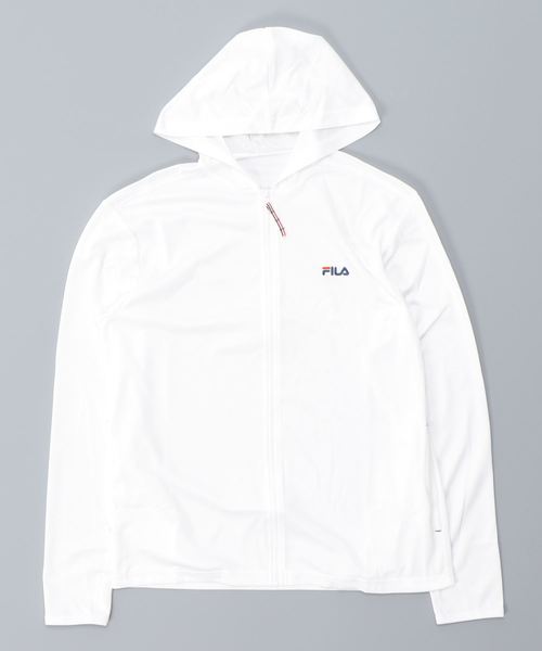 FILAフィラジップアップMサイズ FILA 「FILA」 ジップアップパーカー M ネイビー×ホワイト