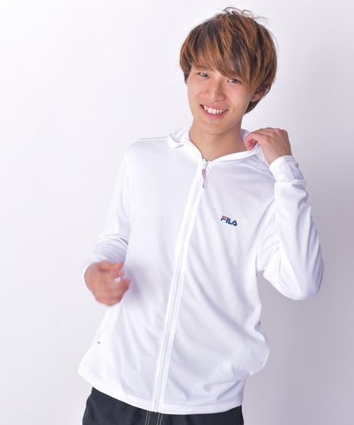 FILAフィラジップアップMサイズ FILA (フィラ) 裏ボア ジップ パーカー フルジップパーカー