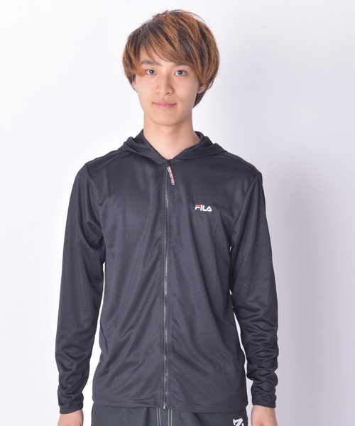 FILAフィラジップアップMサイズ FILA/フィラ】メンズUVジップアップパーカー / 長袖 / マリン
