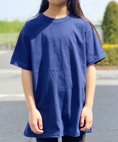 HANES（ヘインズ）の「Hanes/ヘインズ Youth 6.1 oz. Beefy-T ビーフィー 半袖Tシャツ（Tシャツ/カットソー・キッズ・ホワイト/ブラック/ネイビー/ライム/ブルー・S/M/L/XL）」の14枚目の写真