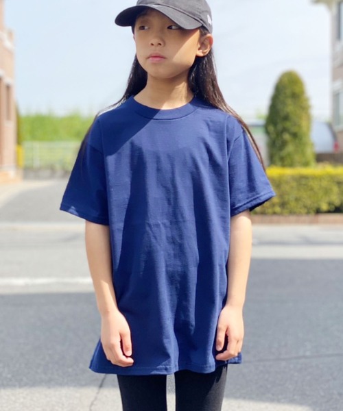 HANES（ヘインズ）の「Hanes/ヘインズ Youth 6.1 oz. Beefy-T ビーフィー 半袖Tシャツ（Tシャツ/カットソー・キッズ・ホワイト/ブラック/ネイビー/ライム/ブルー・S/M/L/XL）」の13枚目の写真