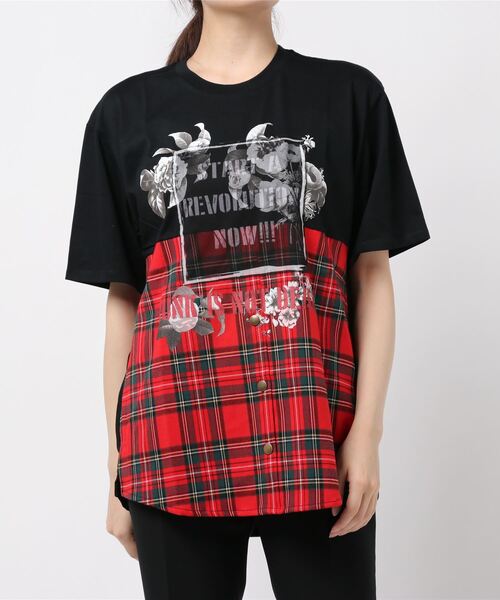 Desigual(デシグアル)の「Tシャツ半袖 KRIST(Tシャツ/カットソー・レディース・レッド・S/M/L/SS)」の9枚目の写真