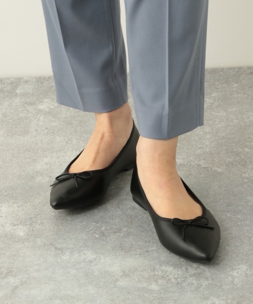 GLOBAL WORK(グローバルワーク)の「らくっション撥水ポインテッドパンプス/891669(パンプス・レディース・ブラック/ベージュ/その他/ライトベージュ/ブラウン/グレー・SMALL/MEDIUM/LARGE)」の2枚目の写真