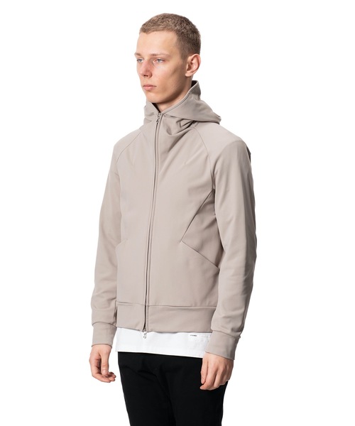 ATTACHMENT（アタッチメント）の「メリル裏起毛　ZIP UPパーカー（パーカー・メンズ・ブラック/ベージュ/グレー・1/2/3）」の4枚目の写真