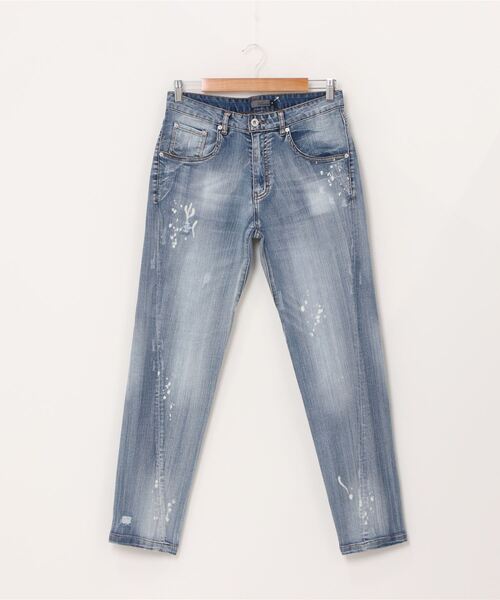 おしゃれスタ(オシャレスタ)の「ブリーチダメージ加工スキニーストレッチデニムパンツ(RE)(デニムパンツ・メンズ・A/B・M/L/XL)」の12枚目の写真