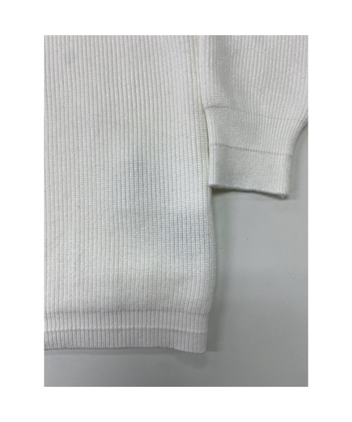 ABITOKYO（アビトーキョー）の「ハイネックサイドボタンリブニットプルオーバー（ニット/セーター・レディース・ホワイト/ネイビー/ブラウン/ブラック/ベージュ/ブルーグレー/カーキ・FREE）」の20枚目の写真