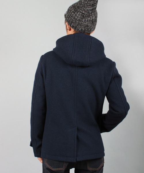 MEN'S BIGI(メンズビギ)の「2WAYフーデッドジャケット/wool mosser(ダッフルコート・メンズ・ブラック/ネイビー/キャメル・LL/LARGE/MEDIUM/SMALL)」の16枚目の写真