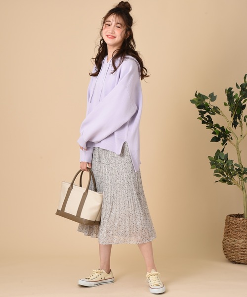 INTERPLANET（インタープラネット）の「スタージャガードプリーツスカート（スカート・レディース・ブラック/グリーン/オフホワイト・FREE）」の8枚目の写真