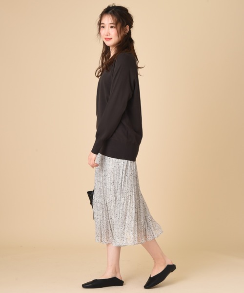 INTERPLANET（インタープラネット）の「スタージャガードプリーツスカート（スカート・レディース・ブラック/グリーン/オフホワイト・FREE）」の17枚目の写真