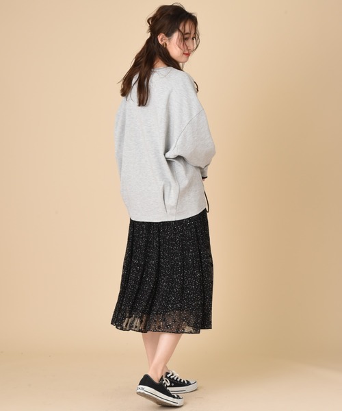 INTERPLANET（インタープラネット）の「スタージャガードプリーツスカート（スカート・レディース・ブラック/グリーン/オフホワイト・FREE）」の21枚目の写真