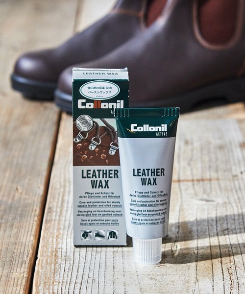 COLLONIL(コロニル)の「Collonil LEATHER WAX(コロニル レザーワックス)(シューケア用品・メンズ・グリーン・ONE SIZE)」の1枚目の写真