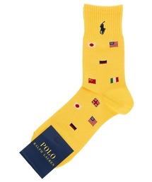 POLO RALPH LAUREN | POLO RALPH LAUREN Olympic メンズ ワンポイント ワールドフラッグ クルーソックス 02022161(ソックス/靴下)