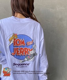【WEB限定】[SEQUENCE BY B-ONE-SOUL/シークエンス] トムとジェリー バックプリントTシャツ