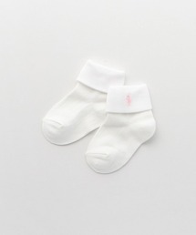 POLO RALPH LAUREN I&T ワンポイント 三つ折り キッズソックス 04835565