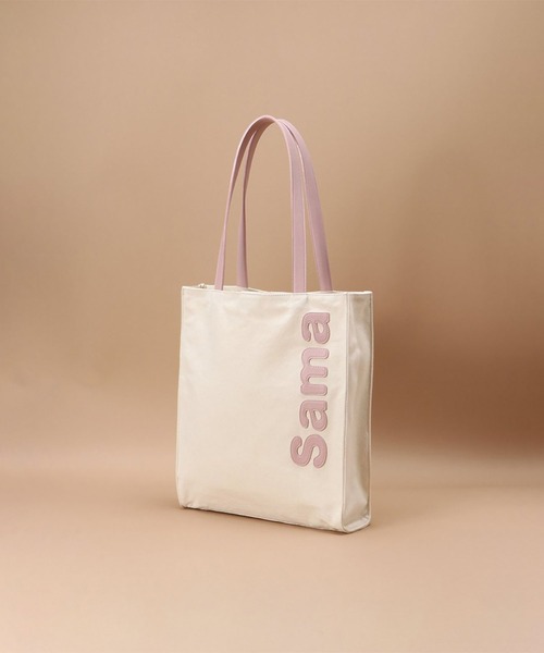 Samantha Thavasa（サマンサタバサ）の「[オンライン&一部店舗限定カラー]サマンサタバサパッチワークトート　縦長サイズ（トートバッグ・レディース・ブラック/カーキ/キャメル/ラベンダー/ベビーピンク/ブラウン/ミント/ダークグレー/イエロー系その他・FREE）」の10枚目の写真