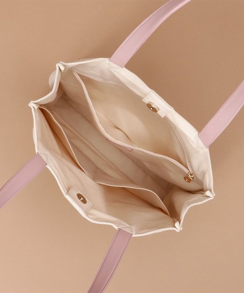 Samantha Thavasa（サマンサタバサ）の「[オンライン&一部店舗限定カラー]サマンサタバサパッチワークトート　縦長サイズ（トートバッグ・レディース・ブラック/カーキ/キャメル/ラベンダー/ベビーピンク/ブラウン/ミント/ダークグレー/イエロー系その他・FREE）」の13枚目の写真