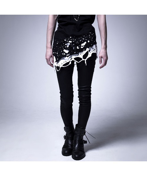 CIVARIZE（シヴァーライズ）の「『CIVARIZE/シヴァーライズ』コーティングストレッチスキニーパンツ（デニムパンツ・メンズ・ブラック・S/L/M/XL）」の2枚目の写真