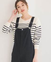 GLOBAL WORK | トリプルイージーVネックプルオーバー/924437(ニット/セーター)