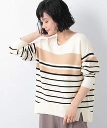 GLOBAL WORK | トリプルイージーVネックプルオーバー/924437(ニット/セーター)