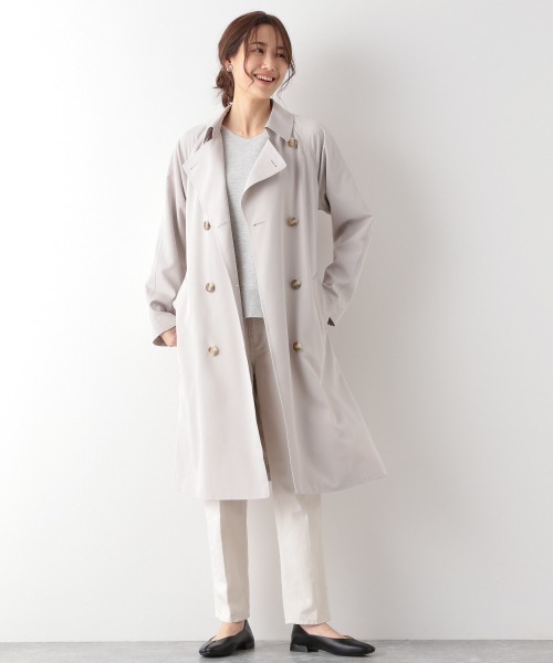 GLOBAL WORK（グローバルワーク）の「トリプルイージーVネックプルオーバー/924437（ニット/セーター・レディース・ベージュ系その他3/ベージュ/ライトブルー/ホワイト/ライトグレー/パープル系その他2/ライトベージュ/ネイビー・SMALL/MEDIUM/LARGE）」の9枚目の写真