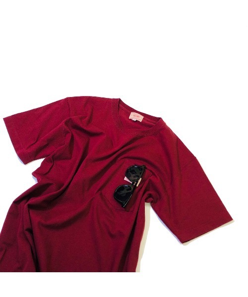 BIG MIKE(ビッグマイク)の「BIG MIKE ビックマイク / SUNGLASSES POCKET TEE サングラスポケットTシャツ // 102028500(Tシャツ/カットソー・メンズ・ホワイト/ブラック/ネイビー/グレー/オリーブ/キャメル/マルーン・MEDIUM/X-LARGE/LARGE/XX-LARGE)」の7枚目の写真