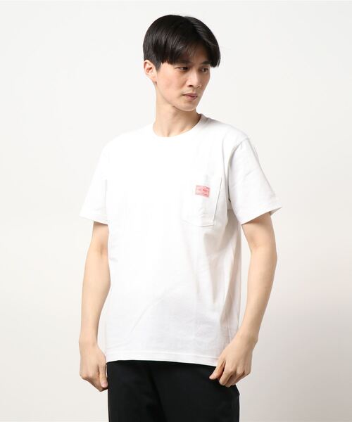 BIG MIKE(ビッグマイク)の「BIG MIKE ビックマイク / SUNGLASSES POCKET TEE サングラスポケットTシャツ // 102028500(Tシャツ/カットソー・メンズ・ホワイト/ブラック/ネイビー/グレー/オリーブ/キャメル/マルーン・MEDIUM/X-LARGE/LARGE/XX-LARGE)」の13枚目の写真