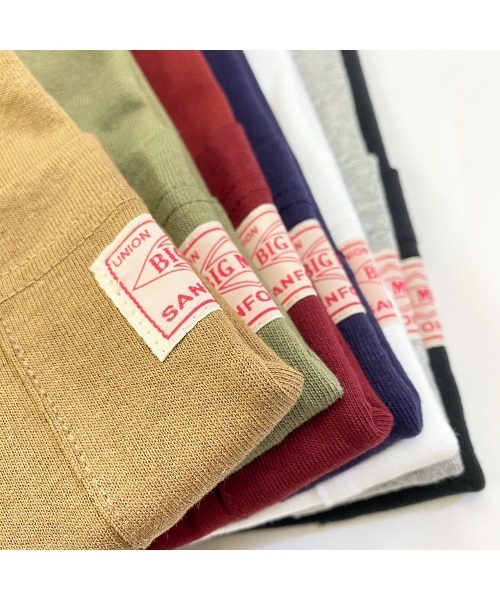 BIG MIKE(ビッグマイク)の「BIG MIKE ビックマイク / SUNGLASSES POCKET TEE サングラスポケットTシャツ // 102028500(Tシャツ/カットソー・メンズ・ホワイト/ブラック/ネイビー/グレー/オリーブ/キャメル/マルーン・MEDIUM/X-LARGE/LARGE/XX-LARGE)」の22枚目の写真