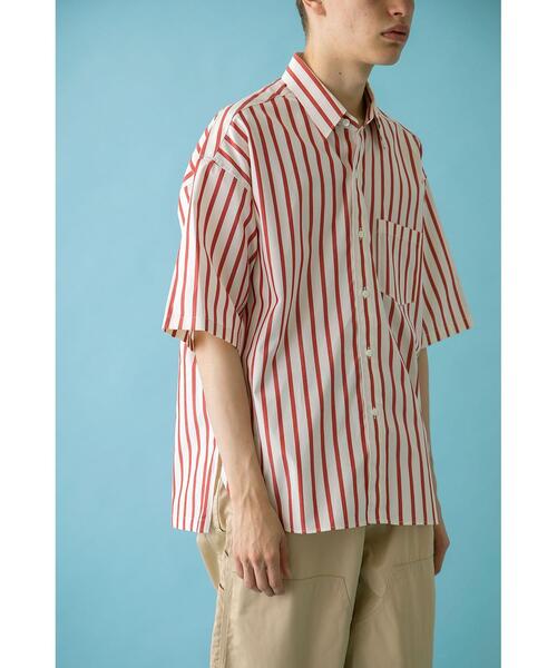 MONKEY TIME（モンキータイム）の「＜monkey time＞ TYPE WRITER LONG SHIRT/シャツ（シャツ/ブラウス・メンズ・ワインレッド/コバルトブルー・S/M/L/XL）」の21枚目の写真