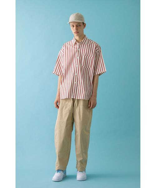 MONKEY TIME（モンキータイム）の「＜monkey time＞ TYPE WRITER LONG SHIRT/シャツ（シャツ/ブラウス・メンズ・ワインレッド/コバルトブルー・S/M/L/XL）」の18枚目の写真